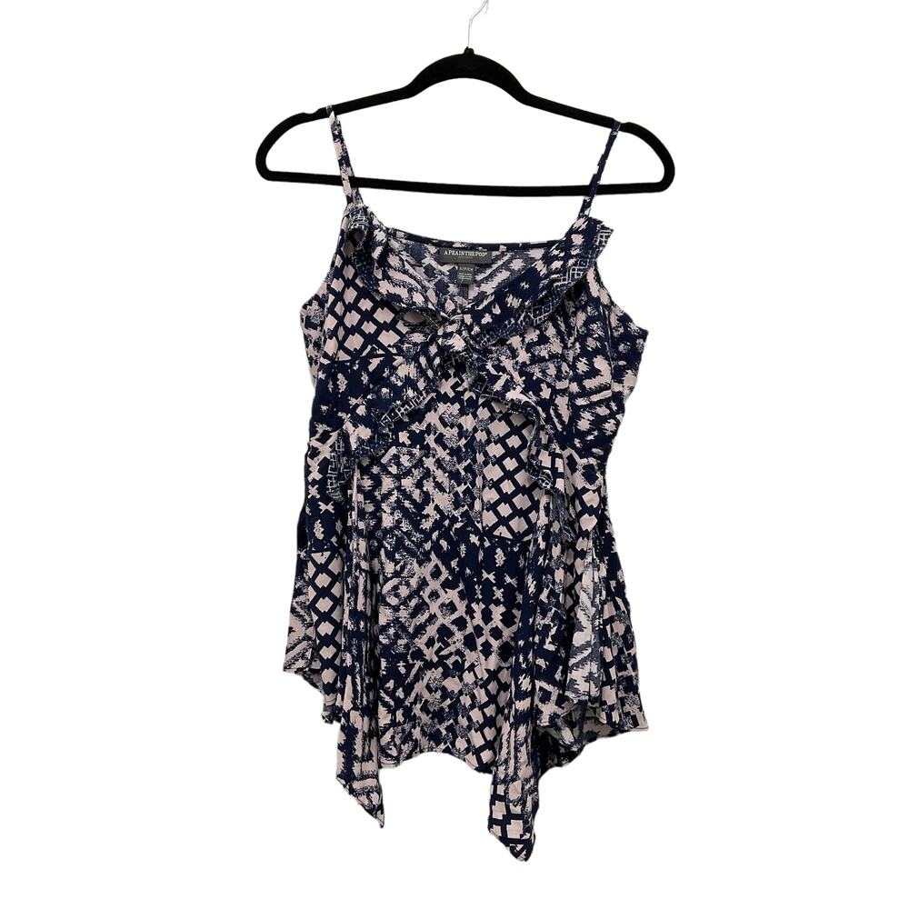 NWT A Pea in The Pod Asymmetrical Printed Camisole